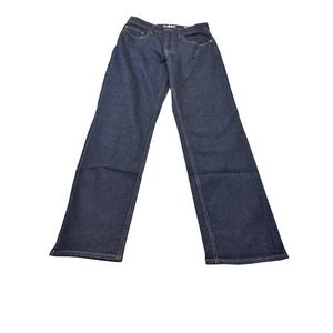 Goodfellow Co Mens Relaxed Fit Dark Wash Jeans Size 30x34 Total Flex Comfort